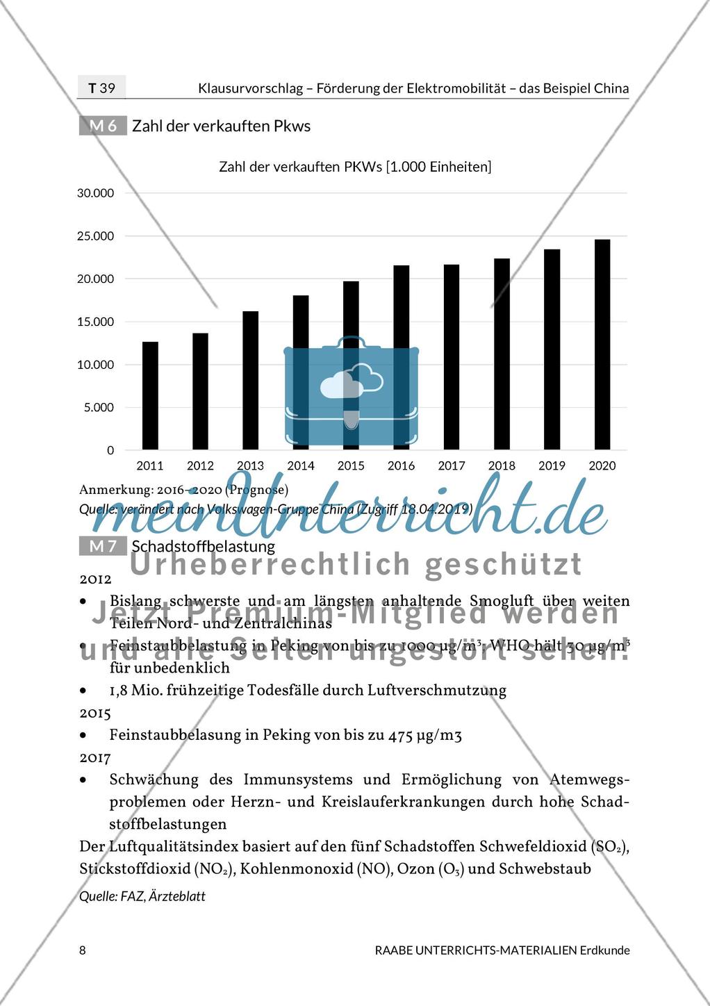 Zukunftsfähige Entwicklung durch Förderung der Elektromobilität in China? Preview 10