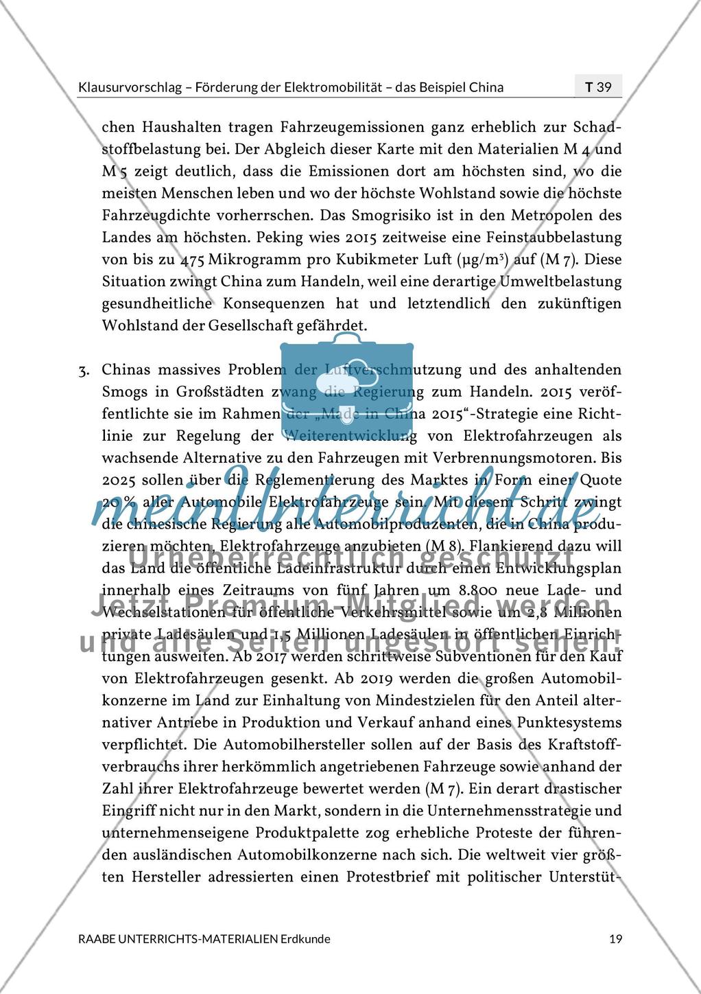 Zukunftsfähige Entwicklung durch Förderung der Elektromobilität in China? Preview 21