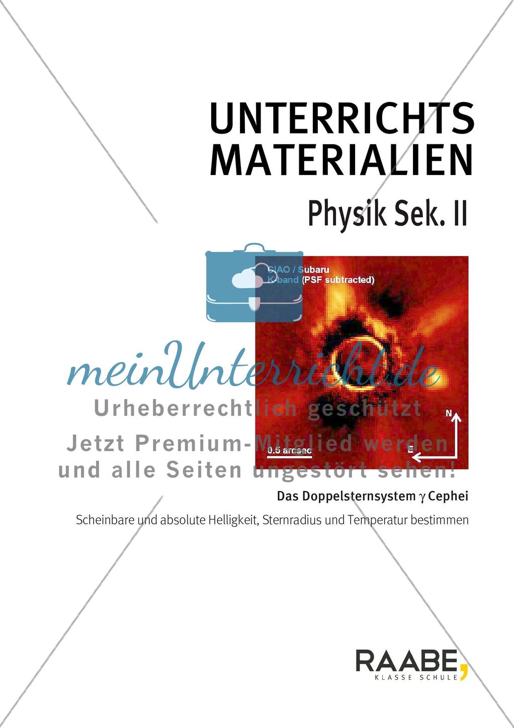 Das Doppelsternsystem γ Cephei Preview 1