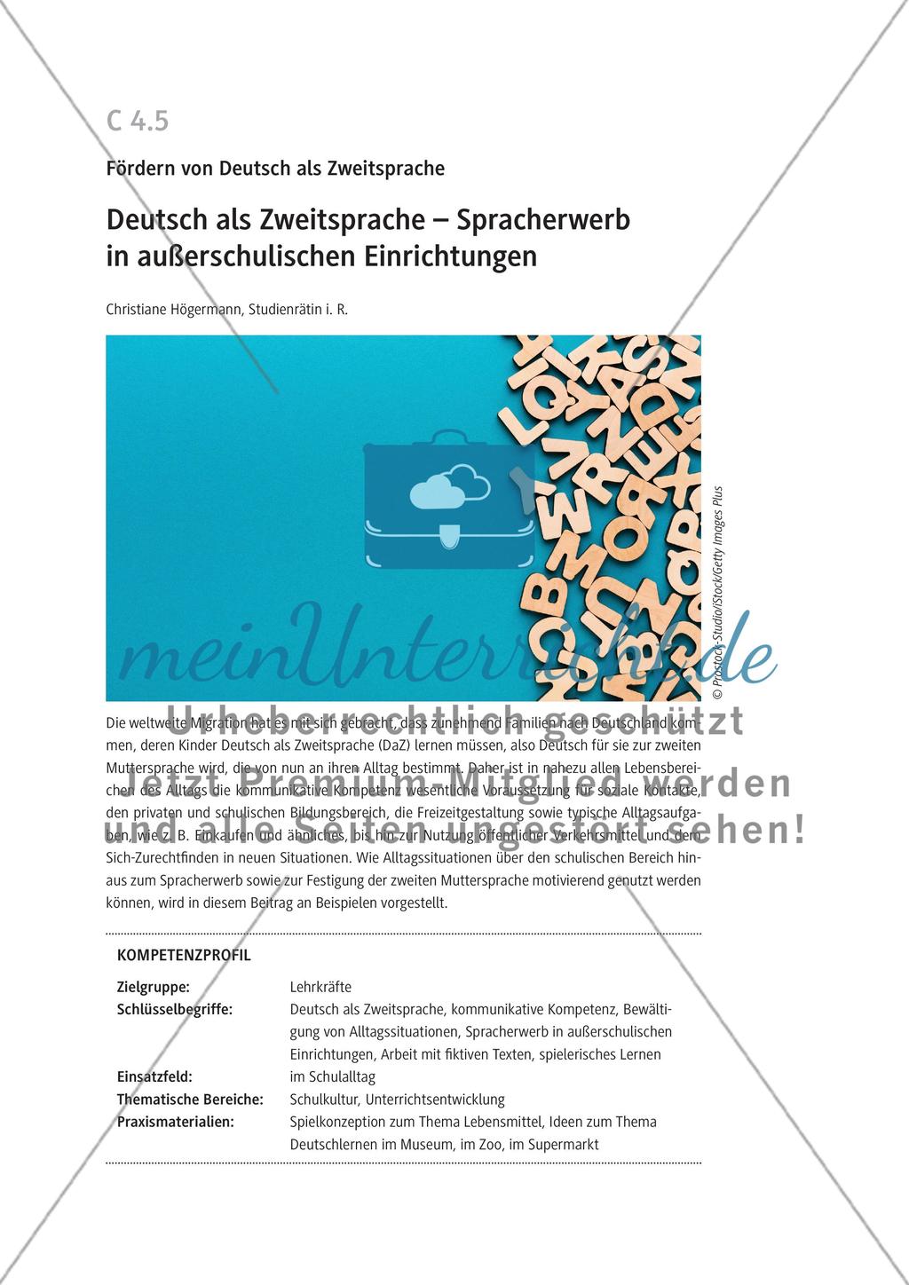 Deutsch als Zweitsprache Preview 1
