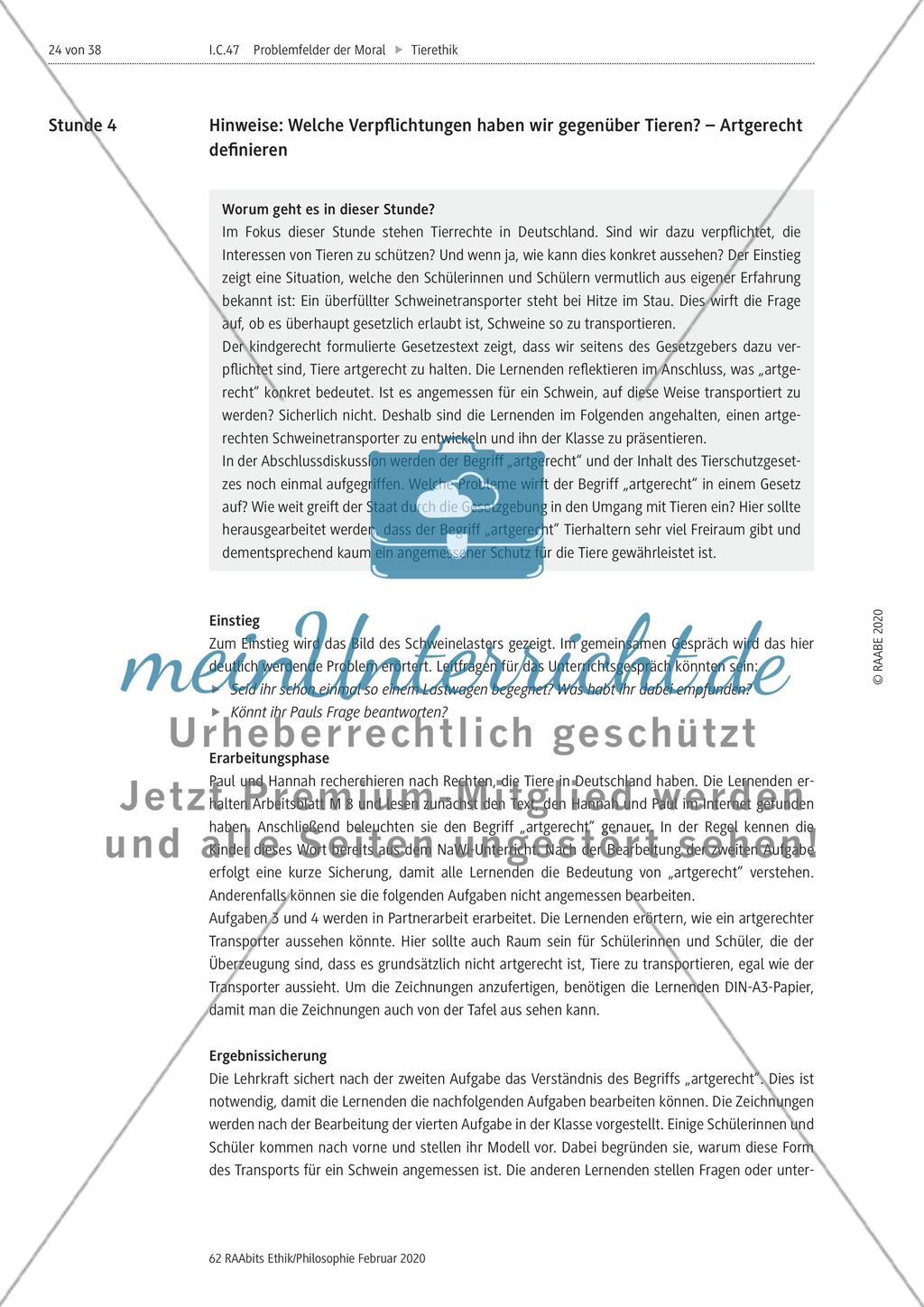 Welche Verpflichtungen haben wir gegenüber Tieren? – Artgerecht definieren Preview 3