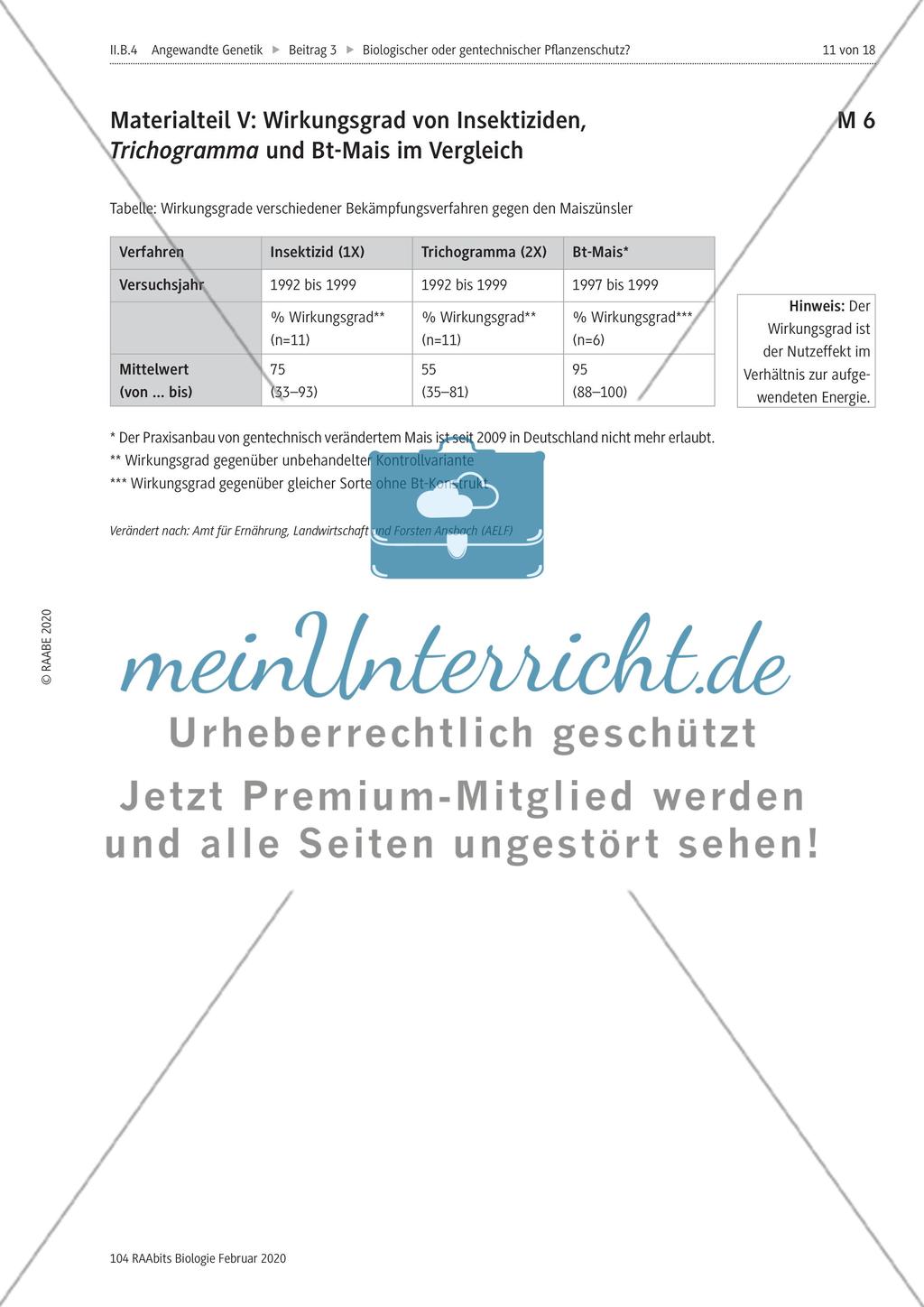 Biologischer oder gentechnischer Pflanzenschutz? Preview 11
