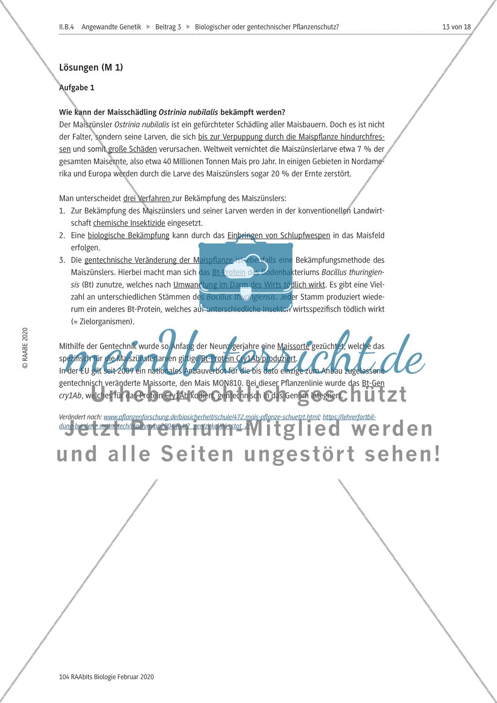 Biologischer oder gentechnischer Pflanzenschutz? Preview 13