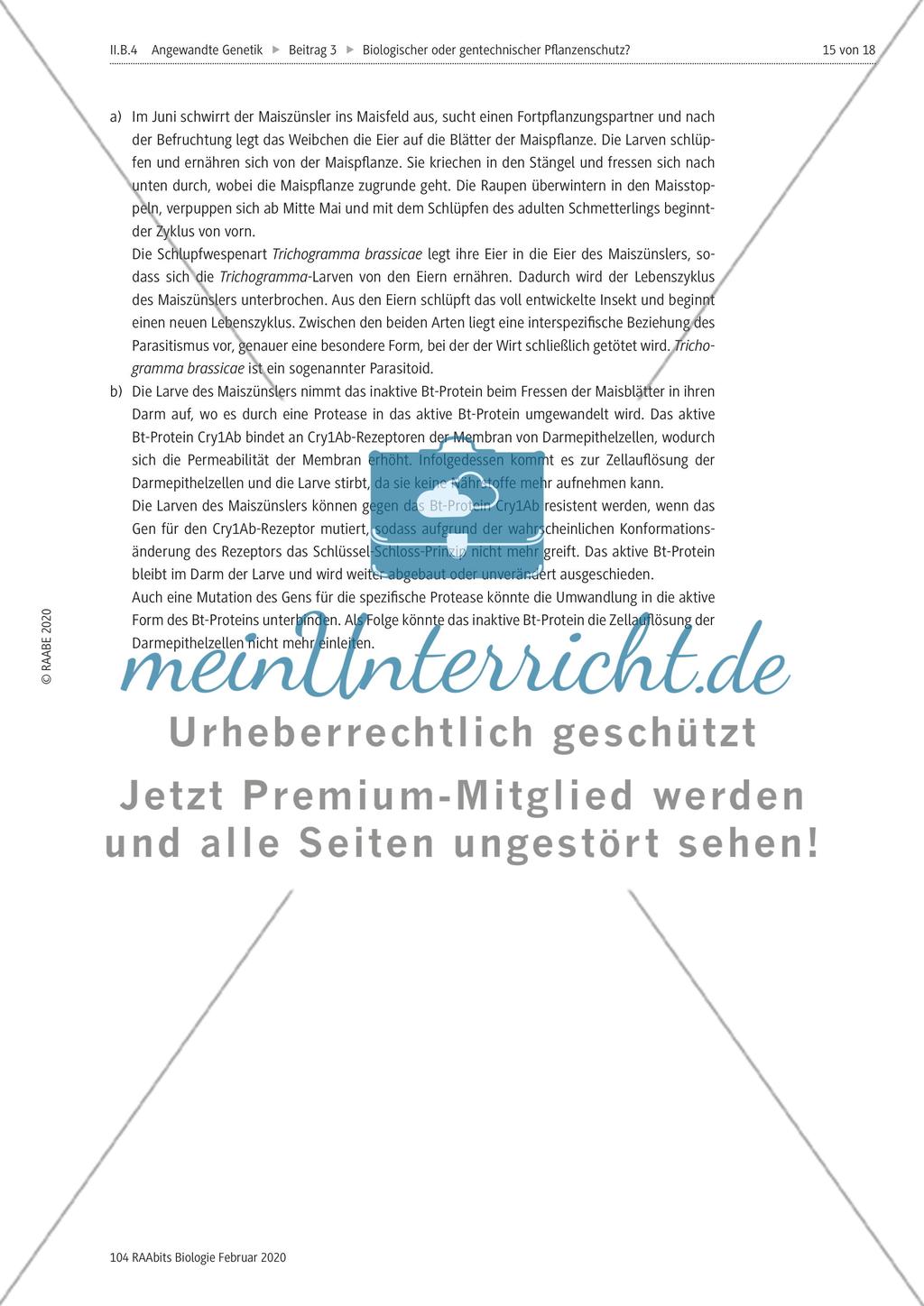 Biologischer oder gentechnischer Pflanzenschutz? Preview 15