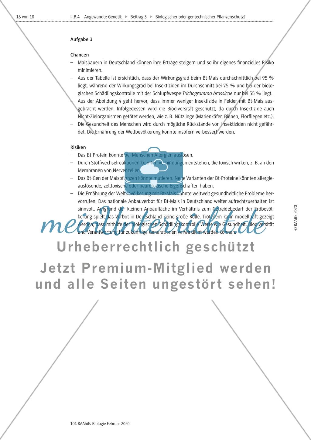 Biologischer oder gentechnischer Pflanzenschutz? Preview 16
