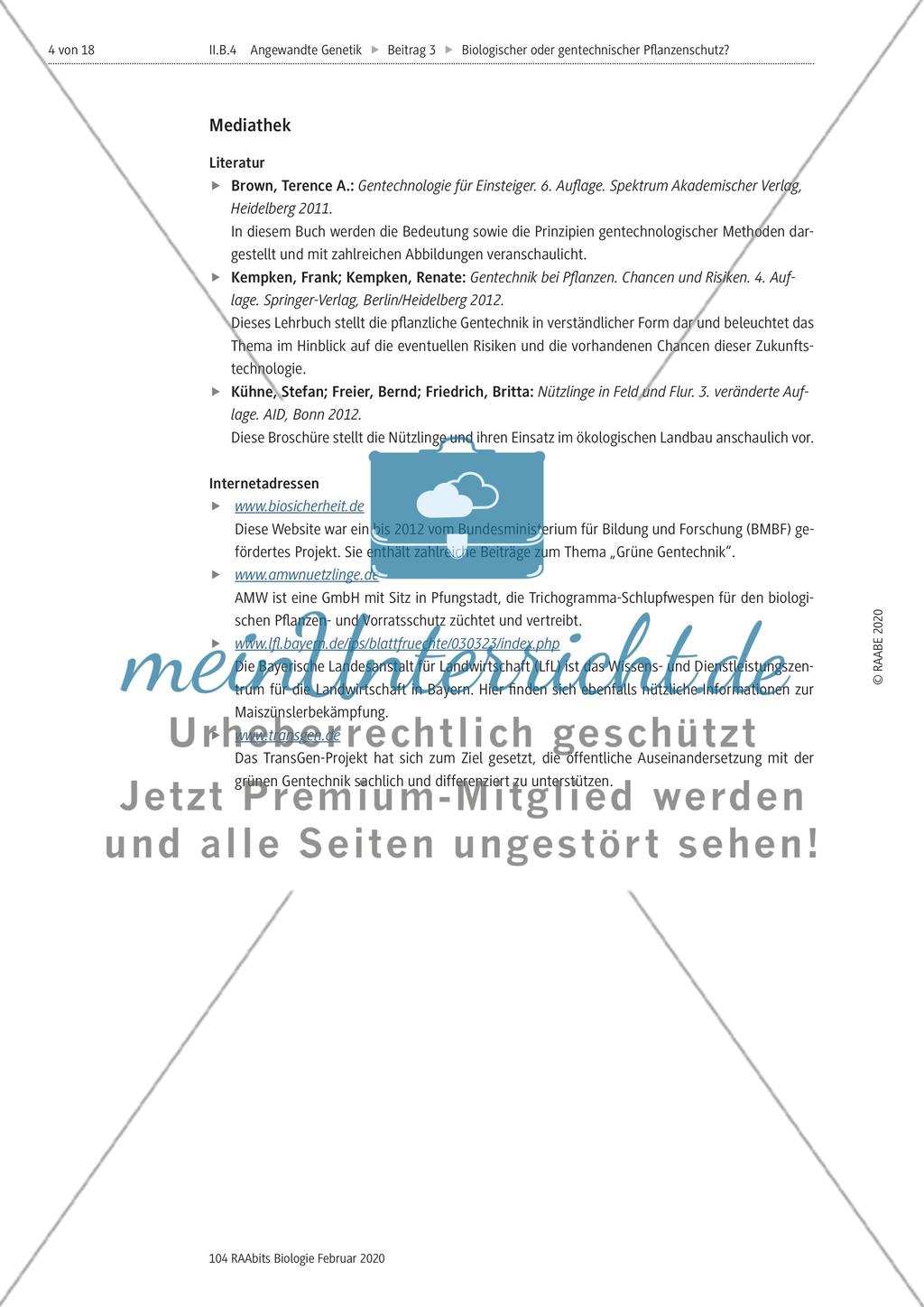 Biologischer oder gentechnischer Pflanzenschutz? Preview 4