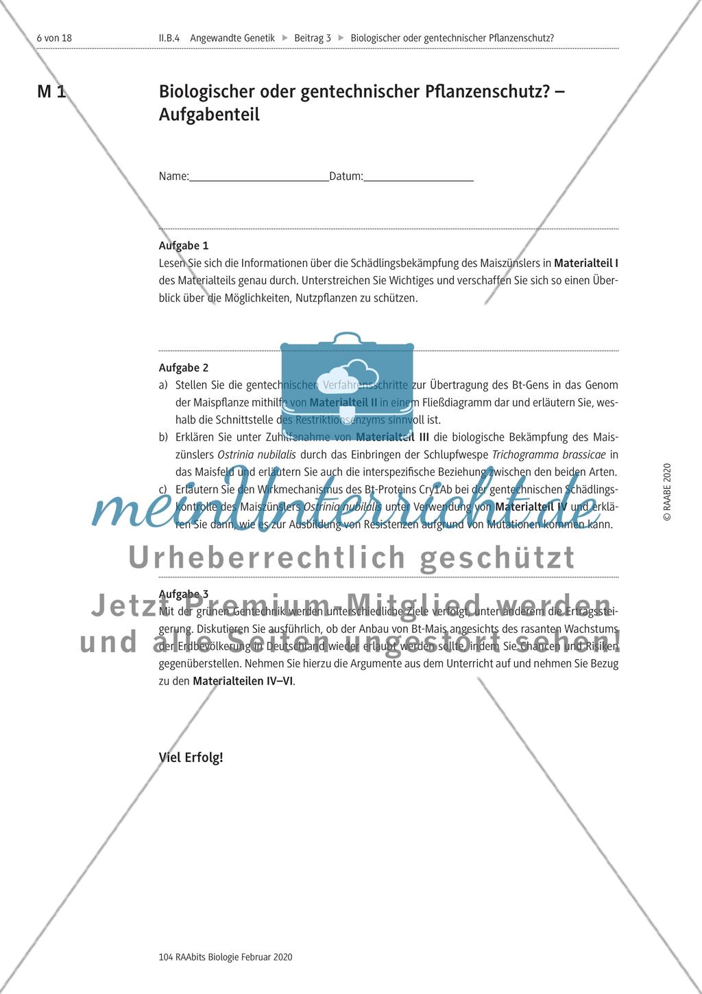 Biologischer oder gentechnischer Pflanzenschutz? Preview 6