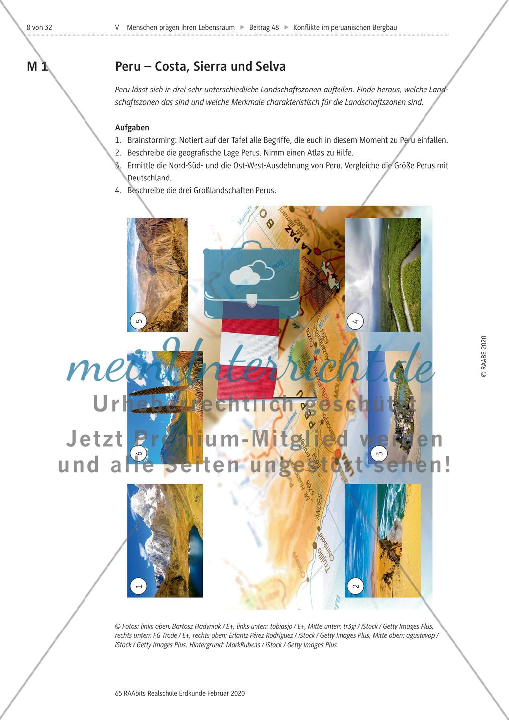Physiogeografische Rahmenbedingungen Perus Preview 1