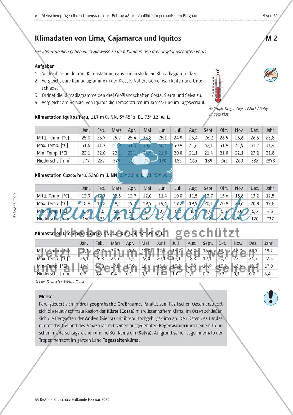 Physiogeografische Rahmenbedingungen Perus Preview 2