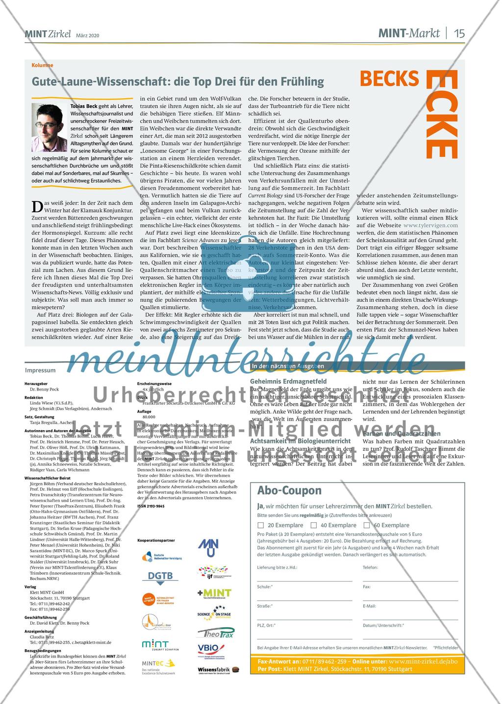 MINT Zirkel - Ausgabe 1, März 2020 Preview 15