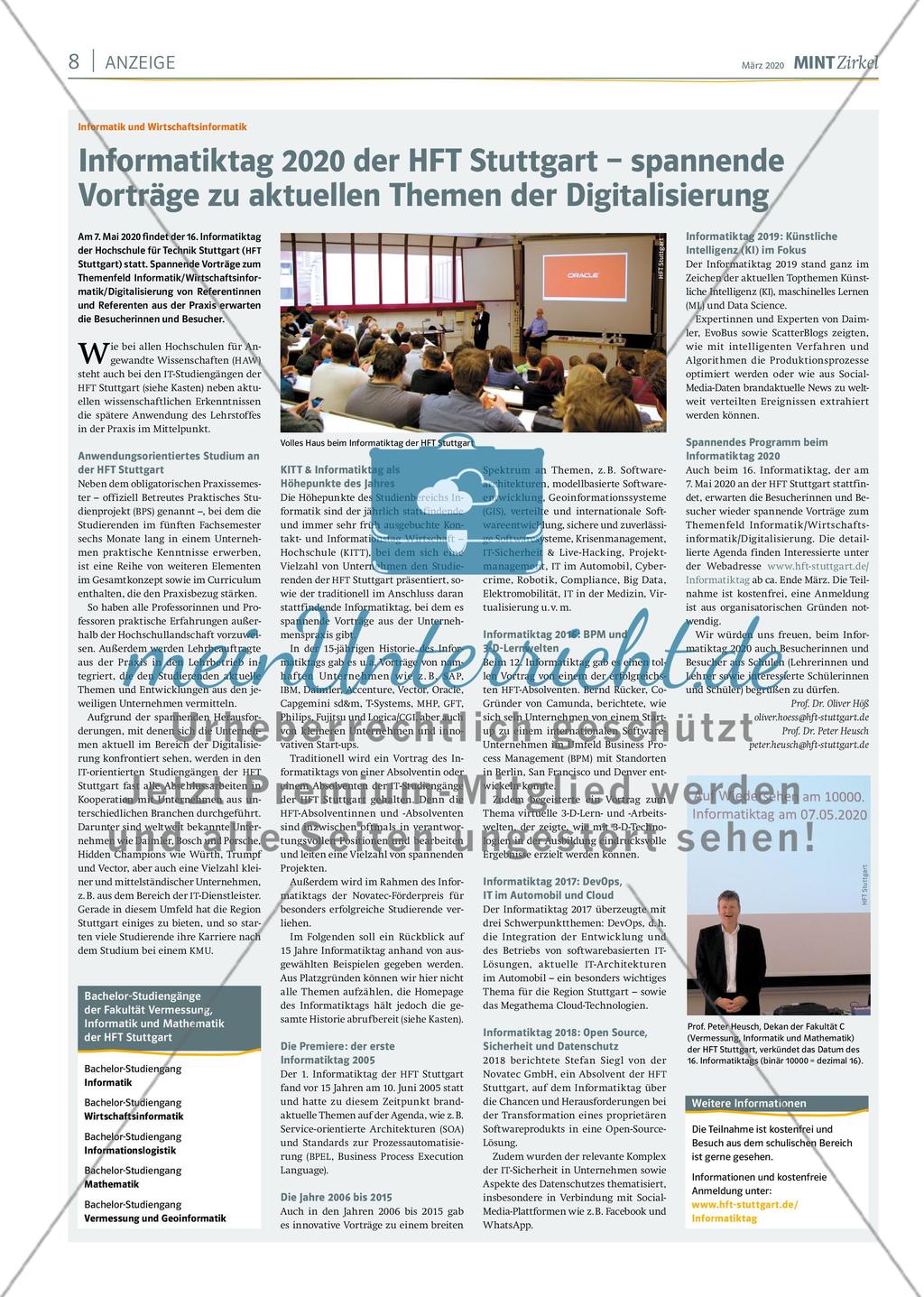MINT Zirkel - Ausgabe 1, März 2020 Preview 8