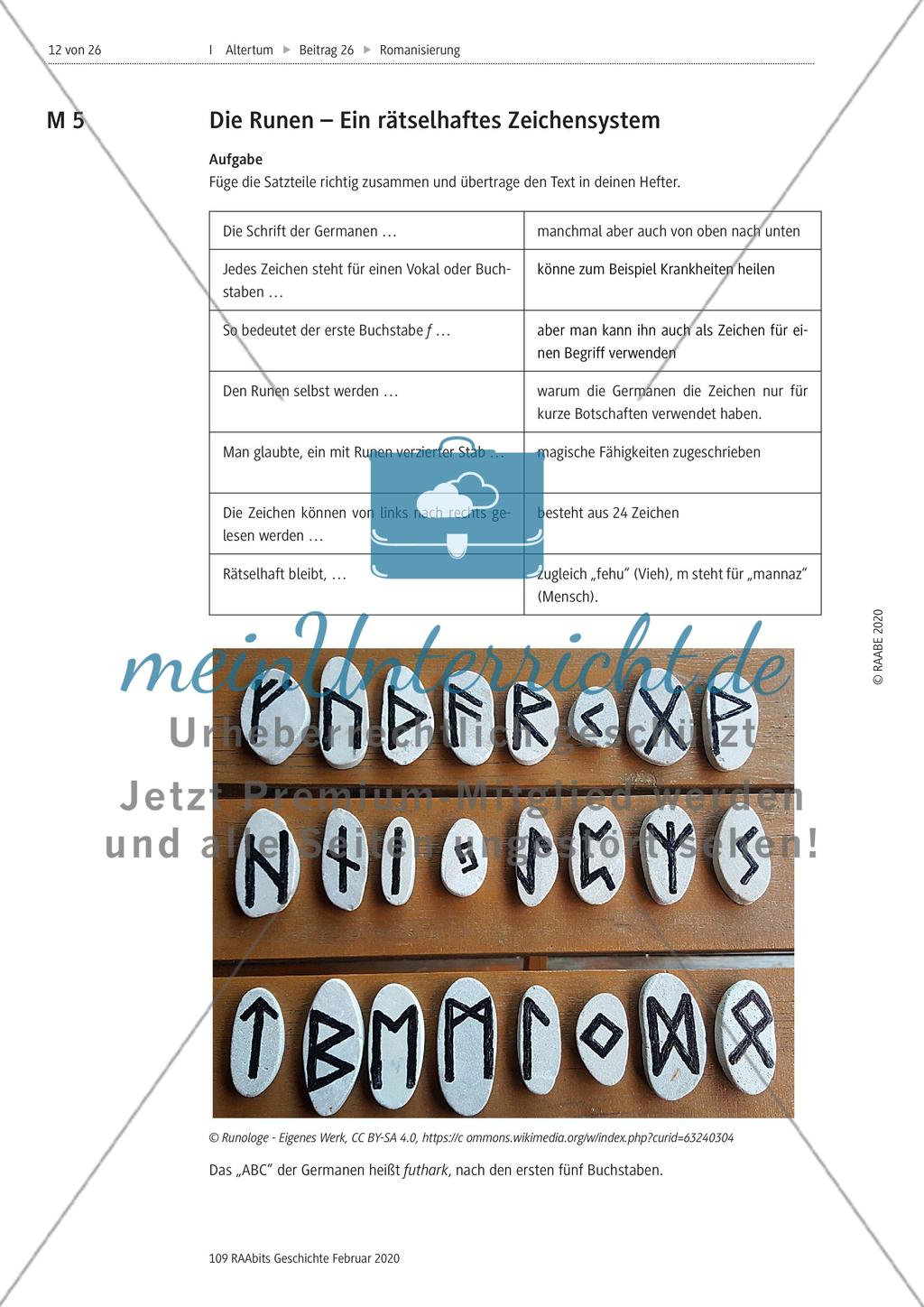 Die Germanen – Ein wildes Volk in einem rauen Land? - meinUnterricht