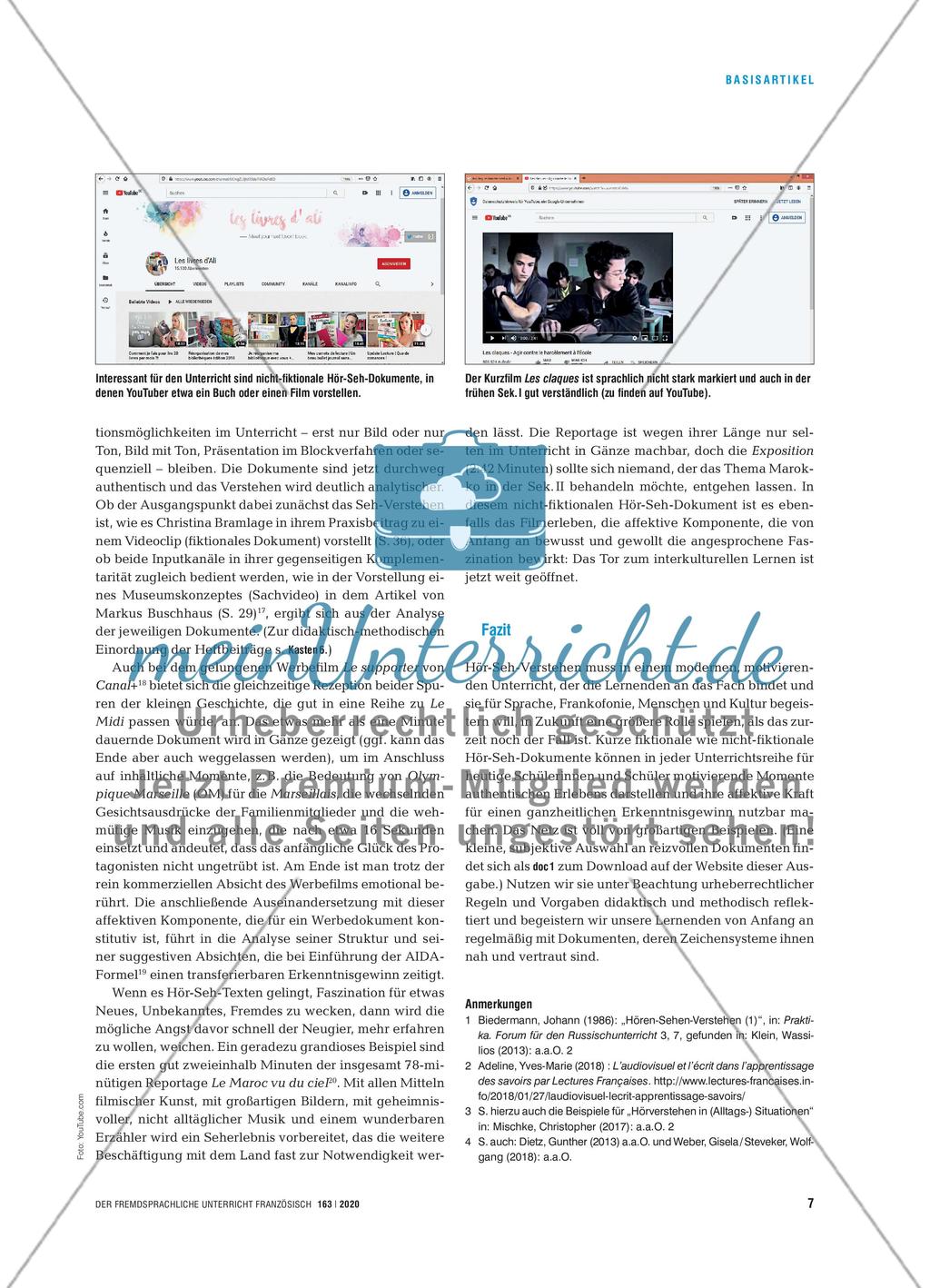 Hör-Seh-Verstehen: eine Kompetenz mit Zukunft - Perspektiven und Potenziale im Unterricht Preview 6