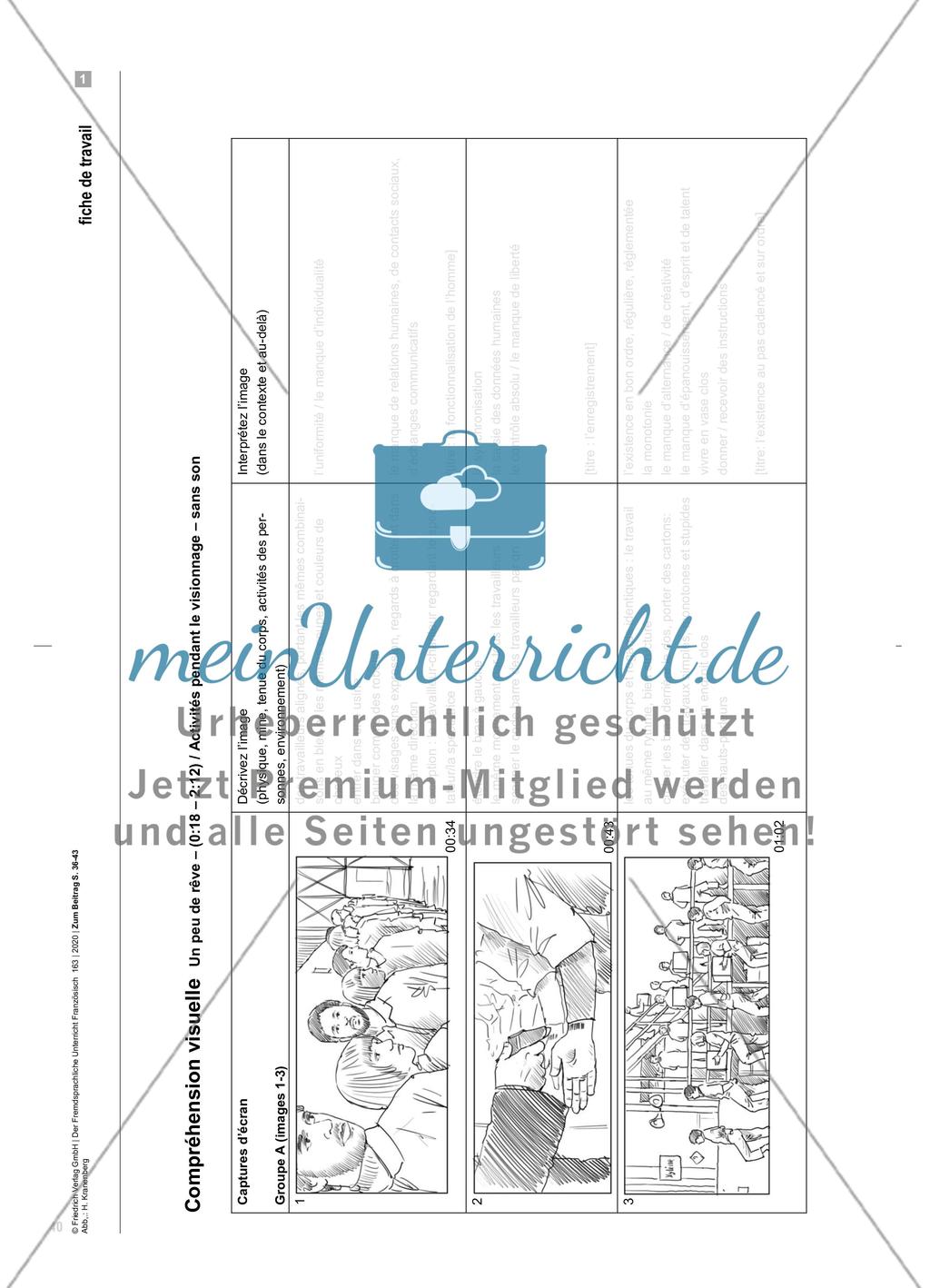 Se libérer ... pour réaliser ses rêves - Seh-Verstehen in Musikvideos zur Erschließung von Liedtexten nutzen Preview 5