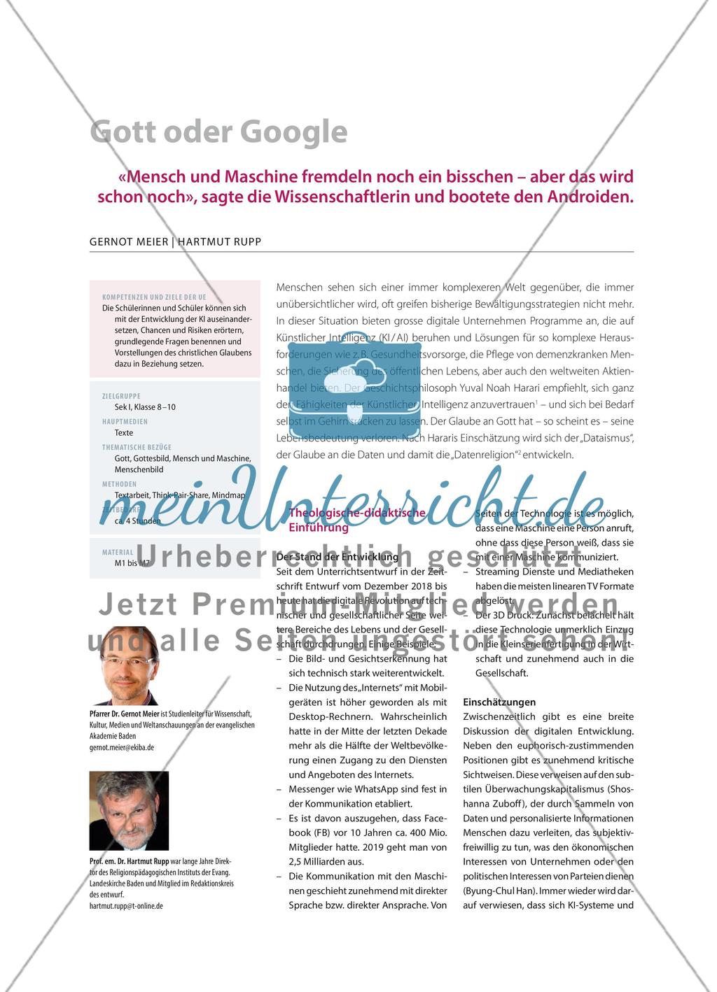 Gott oder Google Preview 1