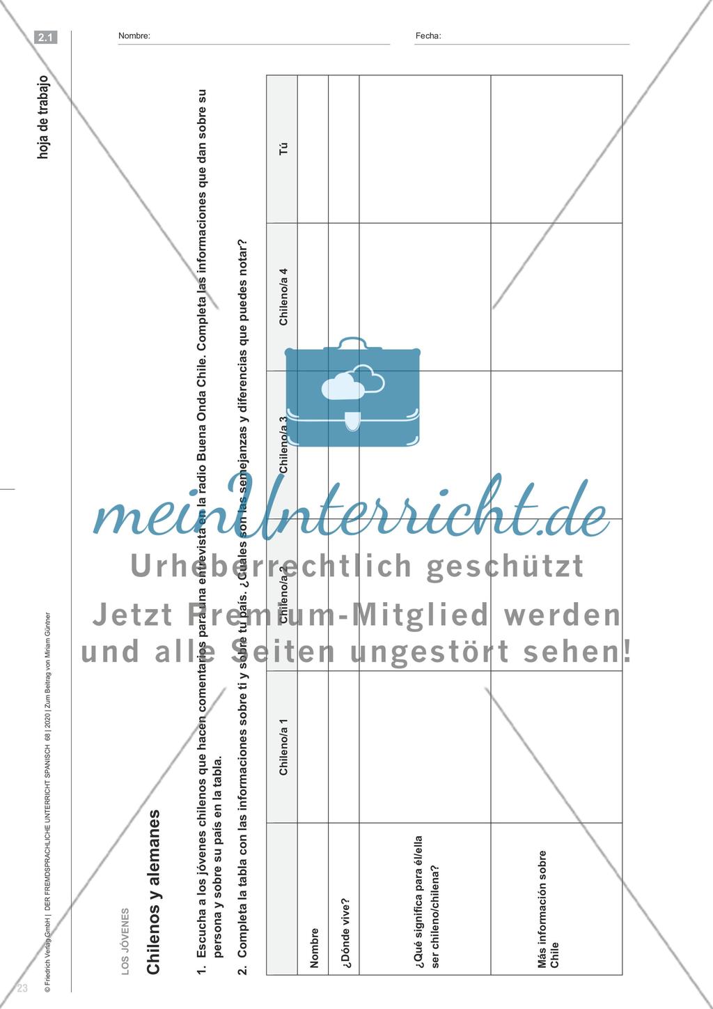 Ser joven en dos países distintos del mundo - Ein interkulturelles E-Mail-Projekt durchführen Preview 6