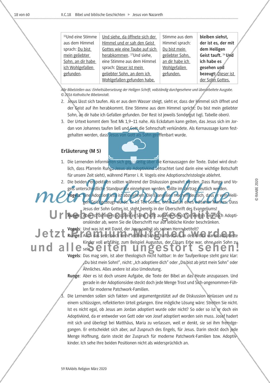 Die Taufe Jesu im Jordan Preview 5