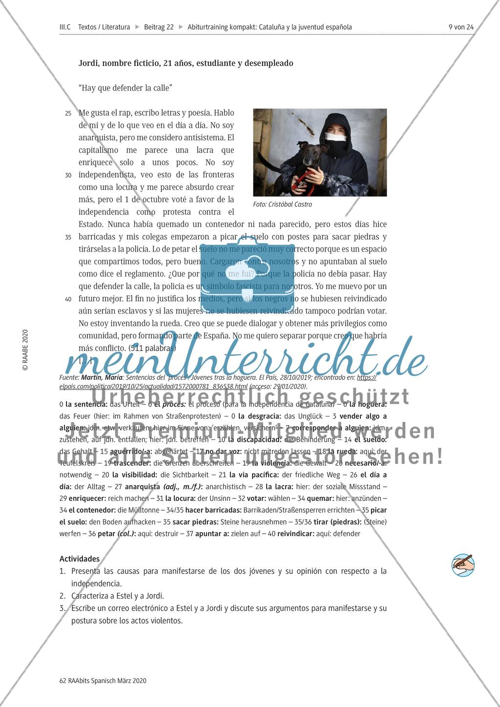 Klausurvorschlag – Spanisch neu einsetzend, Grundkurs Preview 2