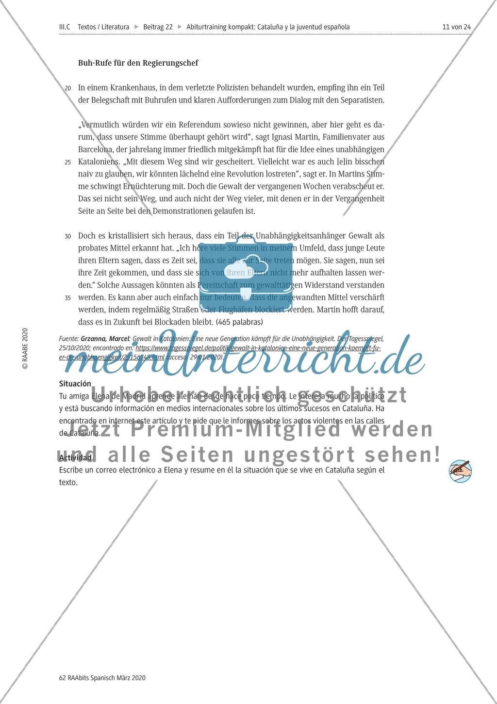 Klausurvorschlag – Spanisch neu einsetzend, Grundkurs Preview 4