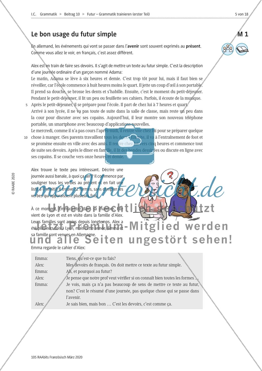 Einführung des futur simple Preview 1