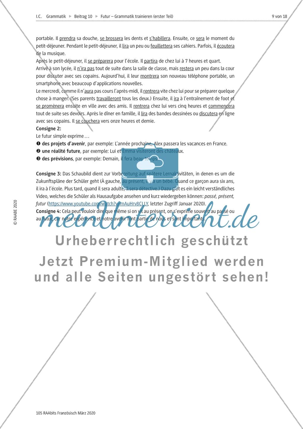 Einführung des futur simple Preview 5