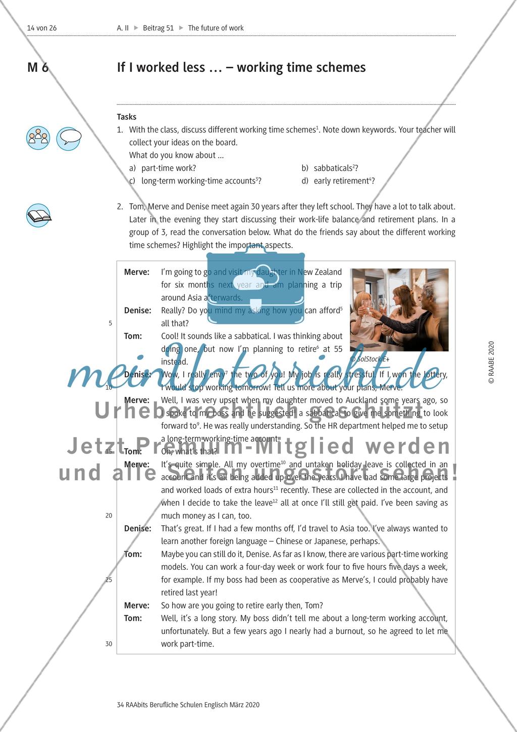 Working time schemes / Conditional II and III Preview 1