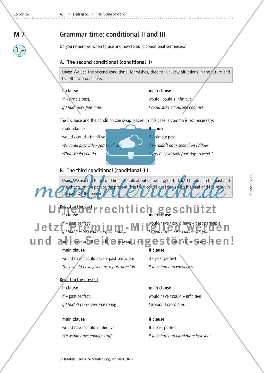 Working time schemes / Conditional II and III Preview 3
