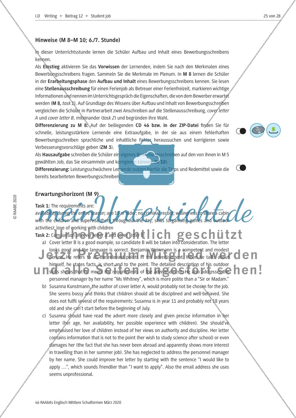 Composing a cover letter Preview 6