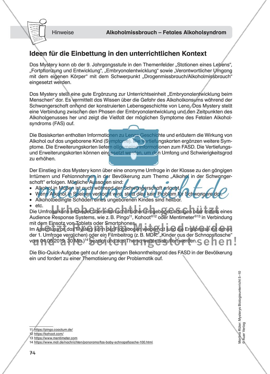 Alkoholmissbrauch – Fetales Alkoholsyndrom Preview 2