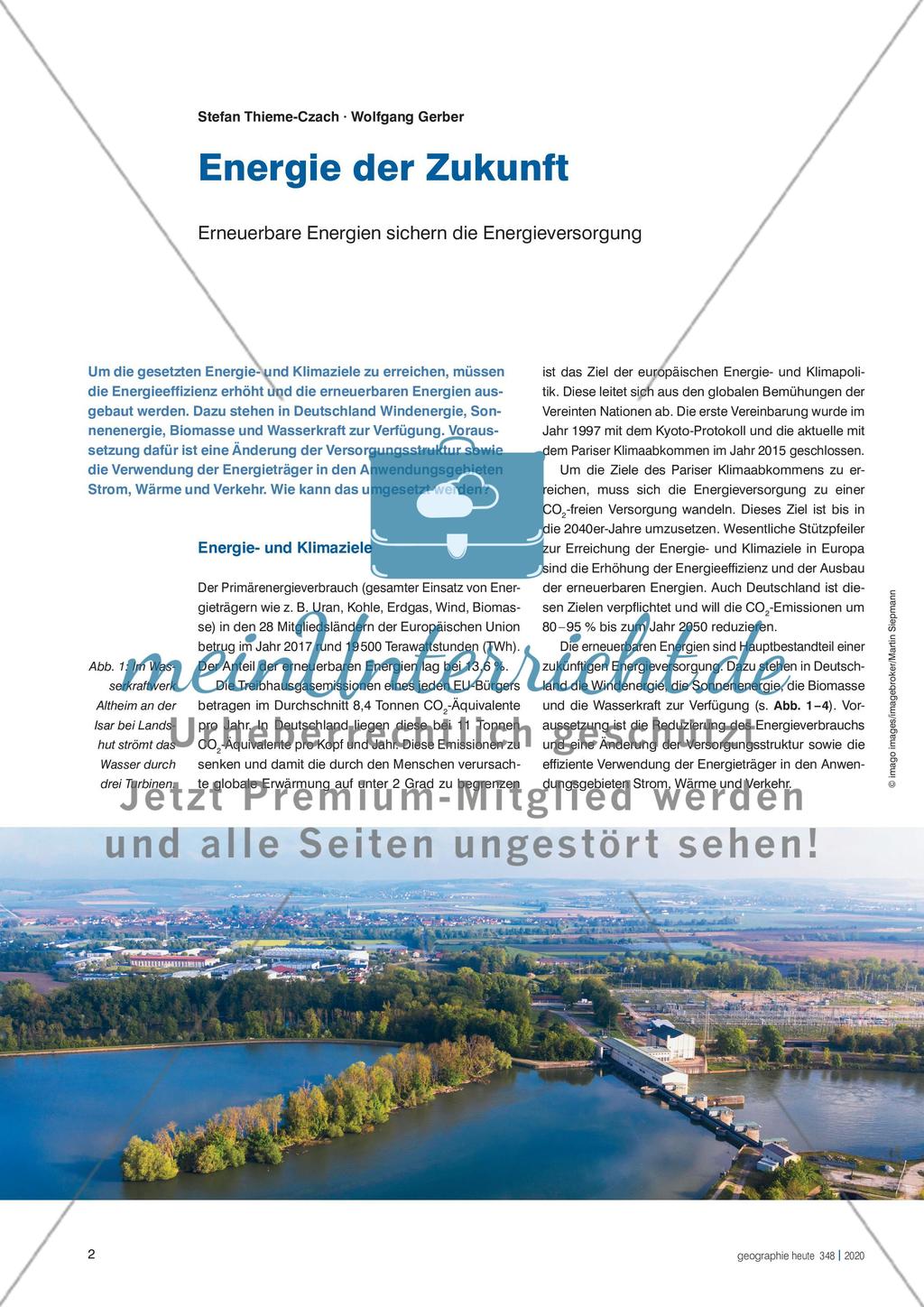 Energie der Zukunft - Erneuerbare Energien sichern die Energieversorgung Preview 1