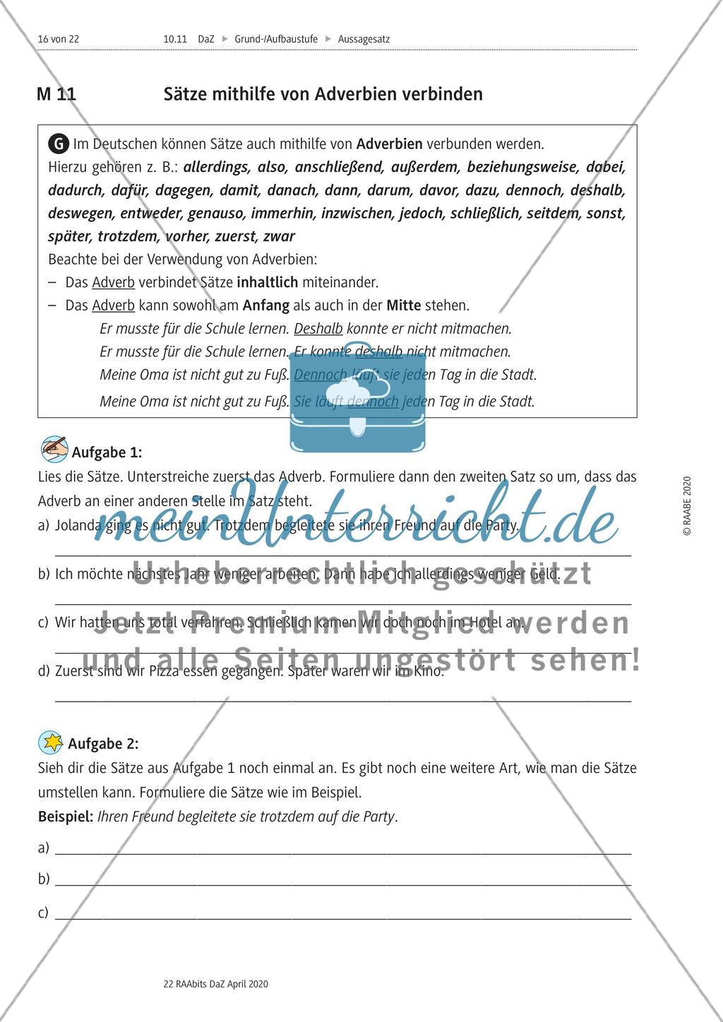 Grammatik einführen, üben und anwenden Preview 11
