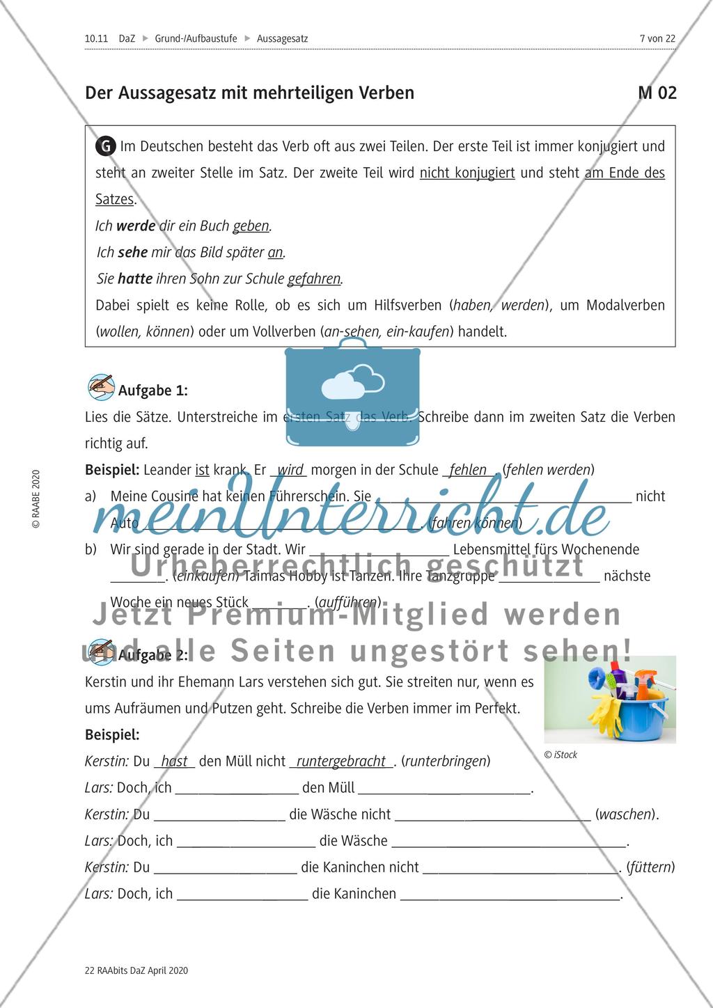 Grammatik einführen, üben und anwenden Preview 2