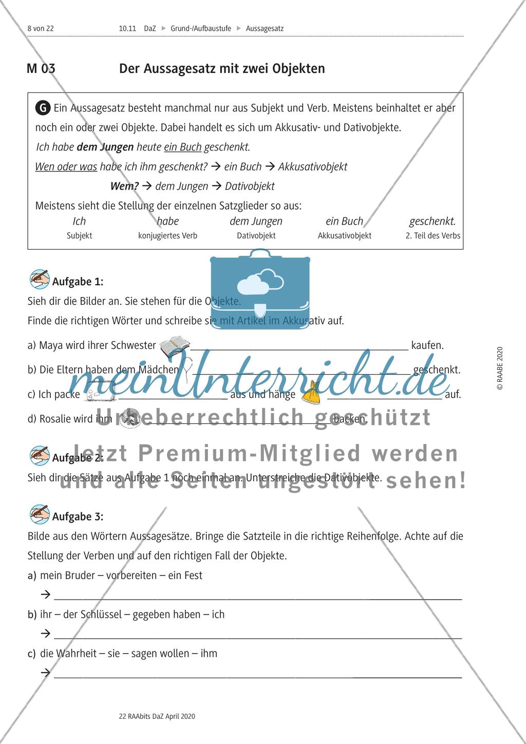 Grammatik einführen, üben und anwenden Preview 3
