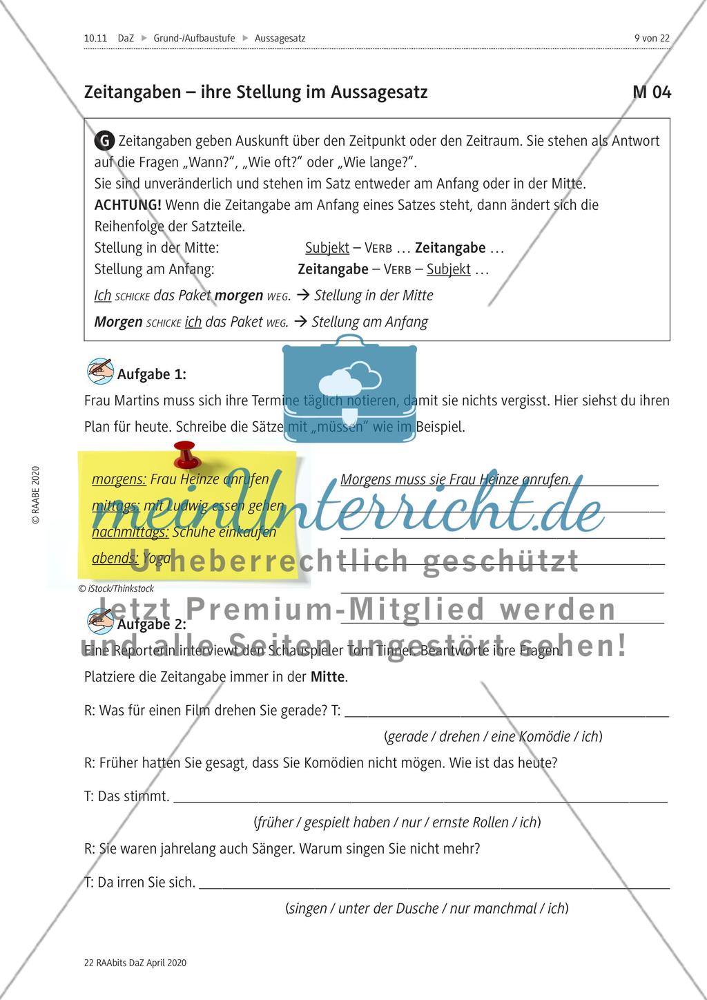 Grammatik einführen, üben und anwenden Preview 4