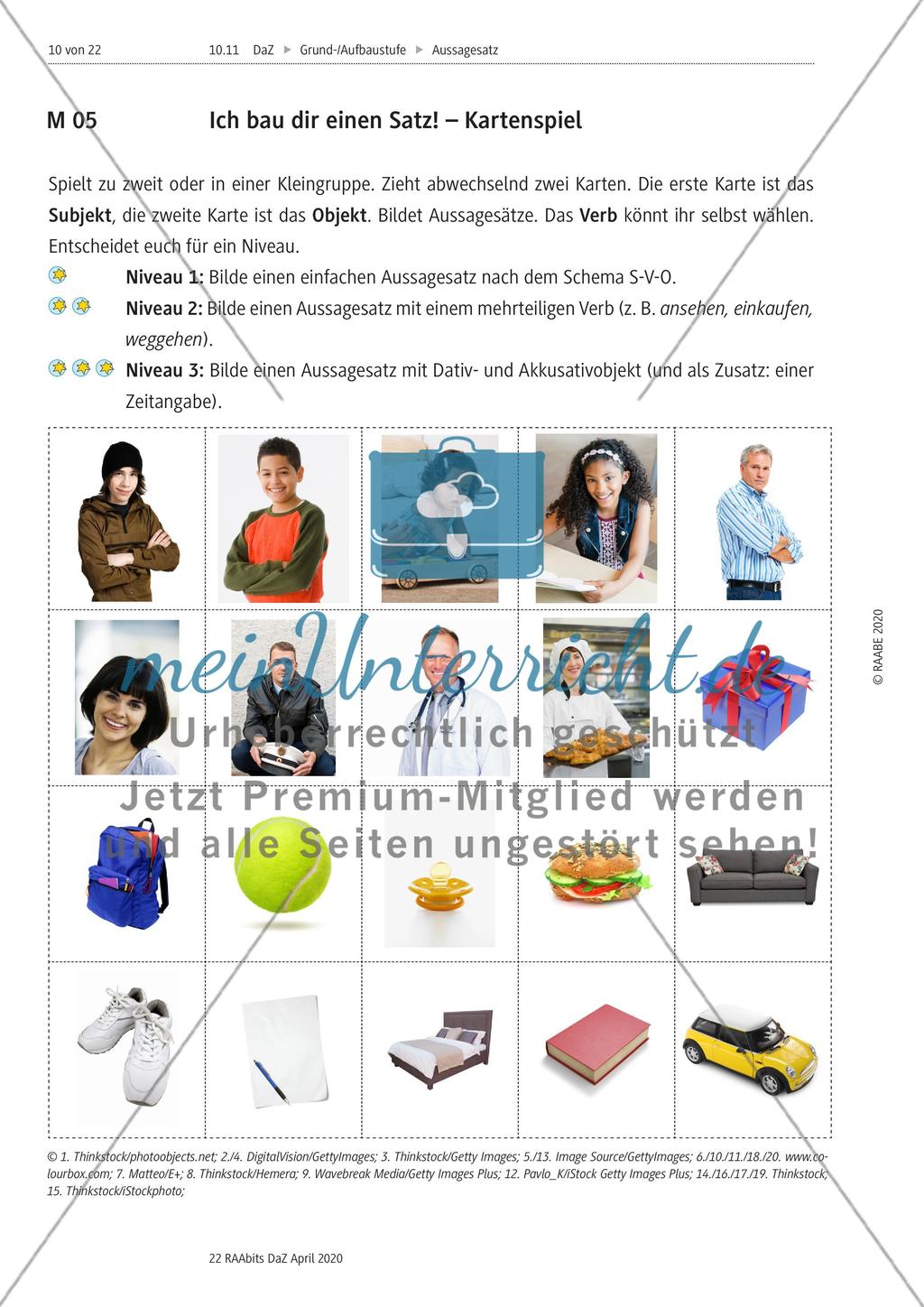 Grammatik einführen, üben und anwenden Preview 5