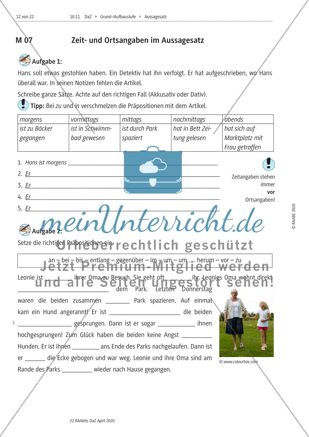Grammatik einführen, üben und anwenden Preview 7
