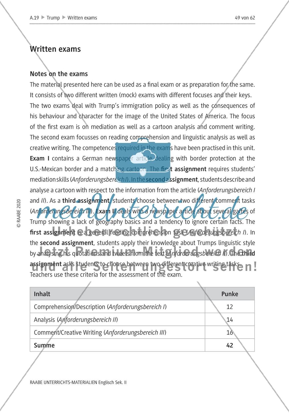 Written exams Preview 1