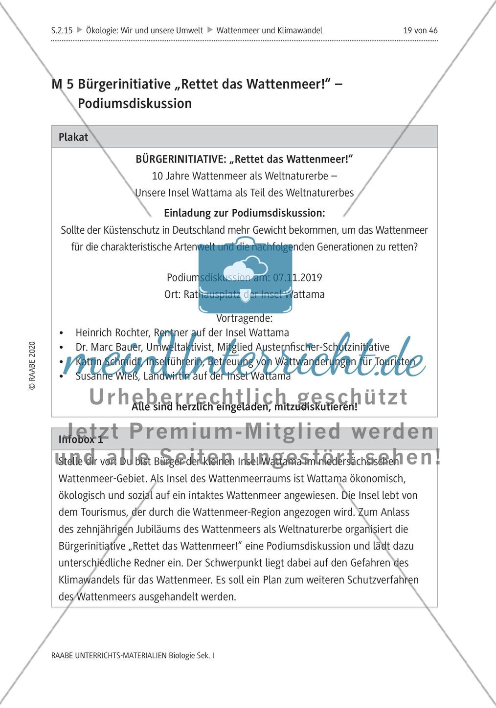 „Rettet das Wattenmeer!“ – Podiumsdiskussion Preview 1