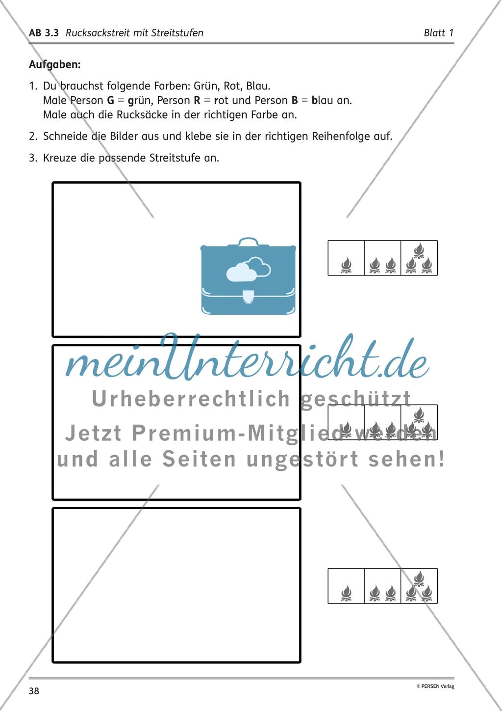 Unterrichtsreihe: Der Rucksackstreit Preview 6