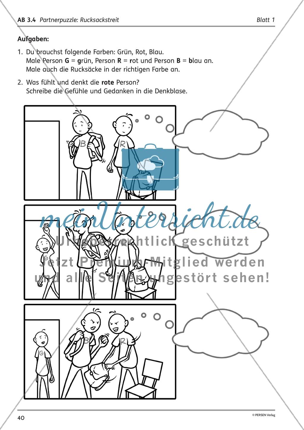 Unterrichtsreihe: Der Rucksackstreit Preview 8