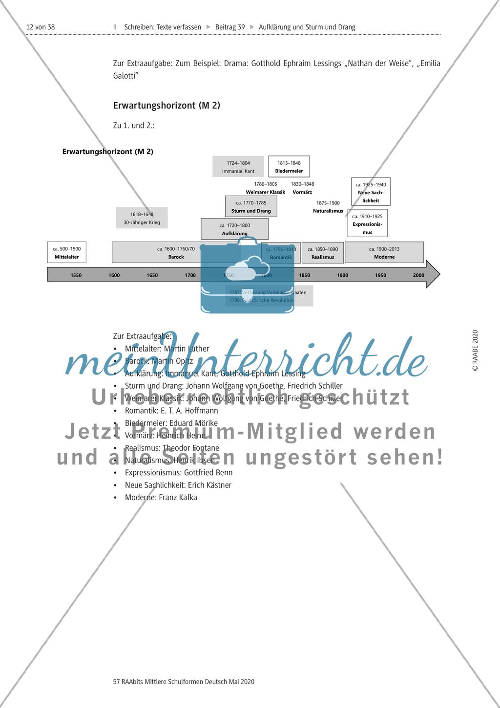 Aufklärung und Sturm und Drang meinUnterricht