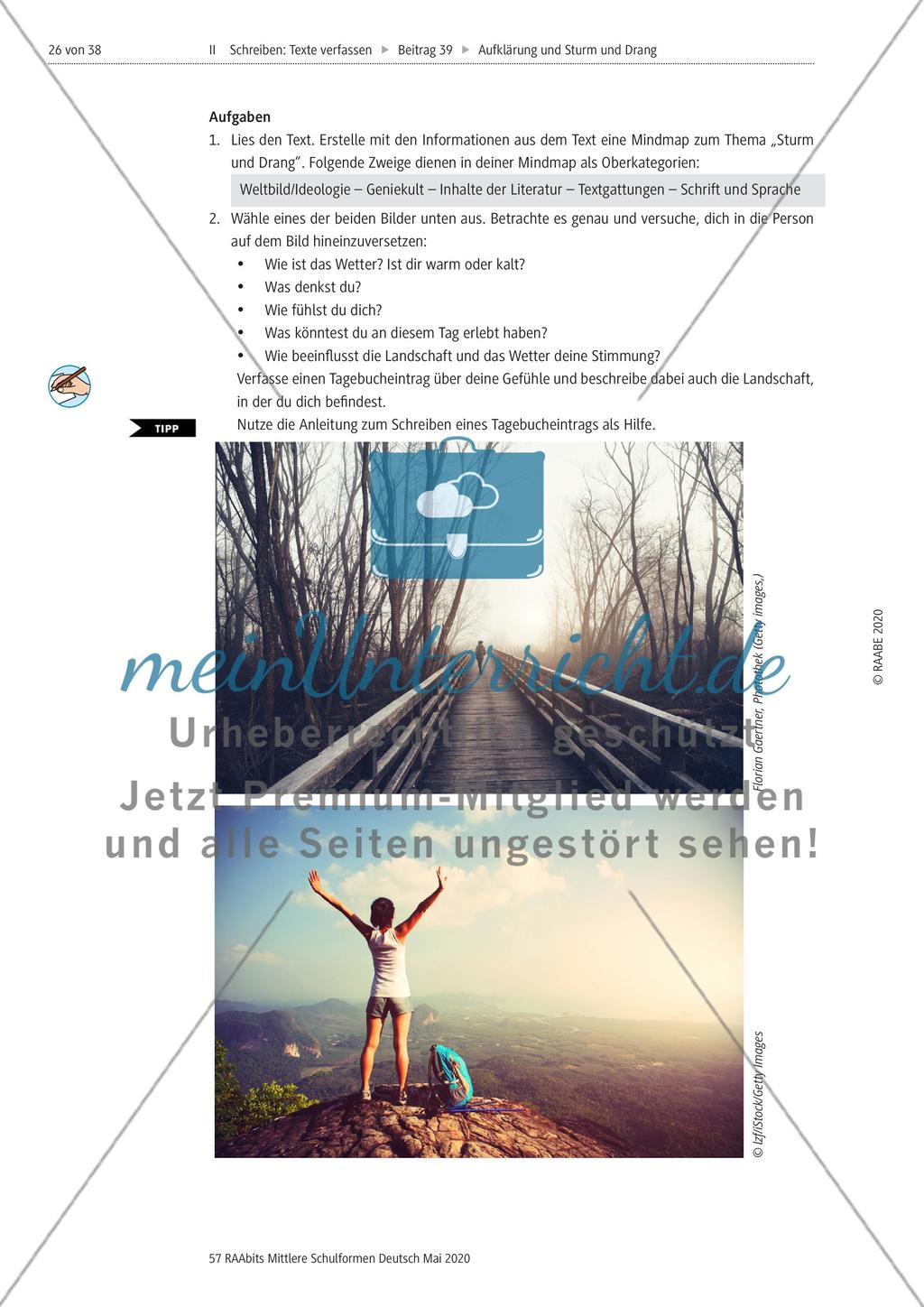 Aufklärung und Sturm und Drang meinUnterricht