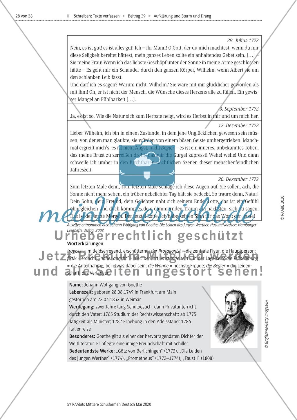 Aufklärung und Sturm und Drang meinUnterricht