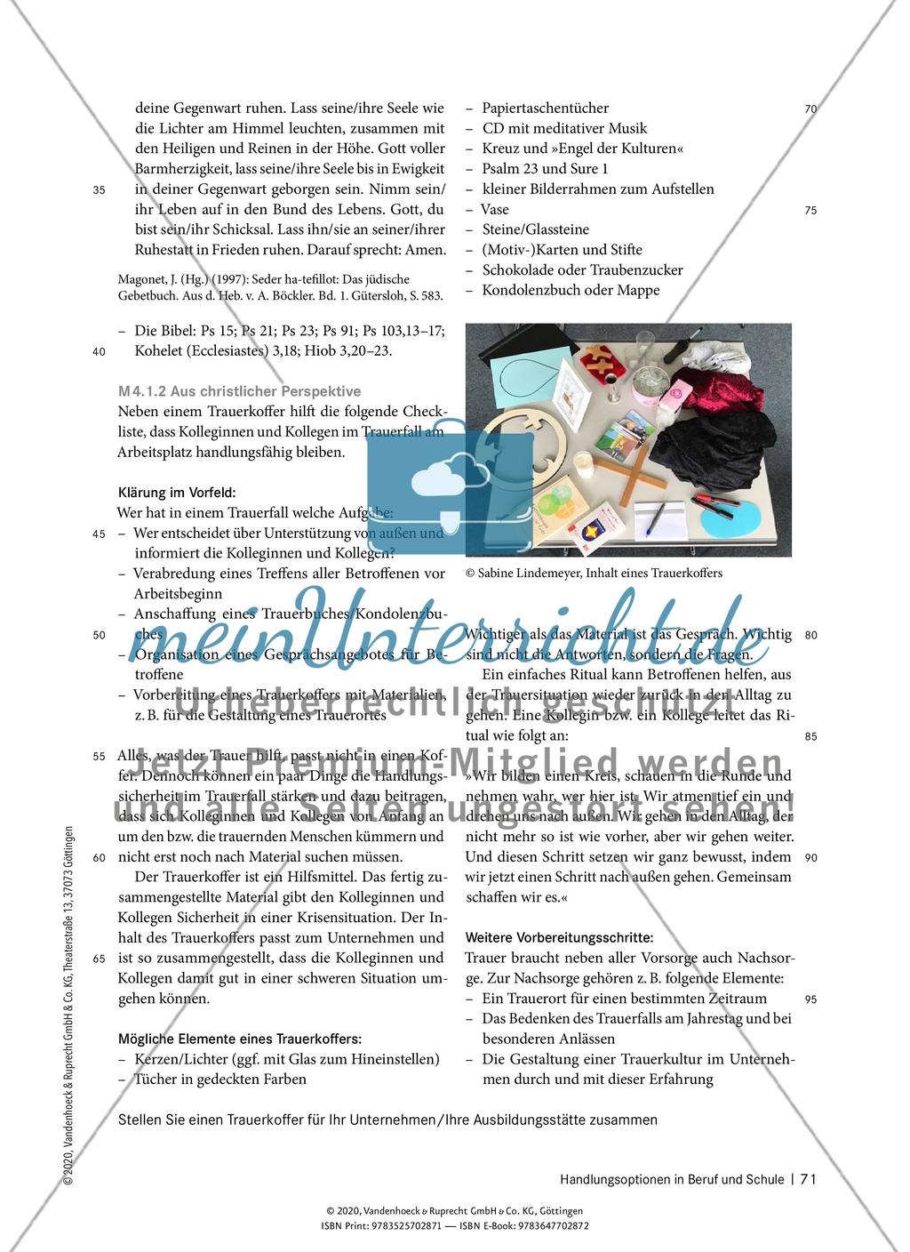 Handlungsoptionen in Beruf und Schule - M 4.1 - 4.5 Preview 3