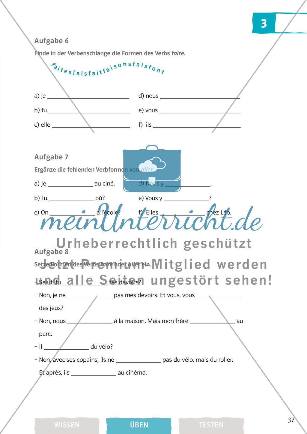 Die Verben: Das Présent Preview 4