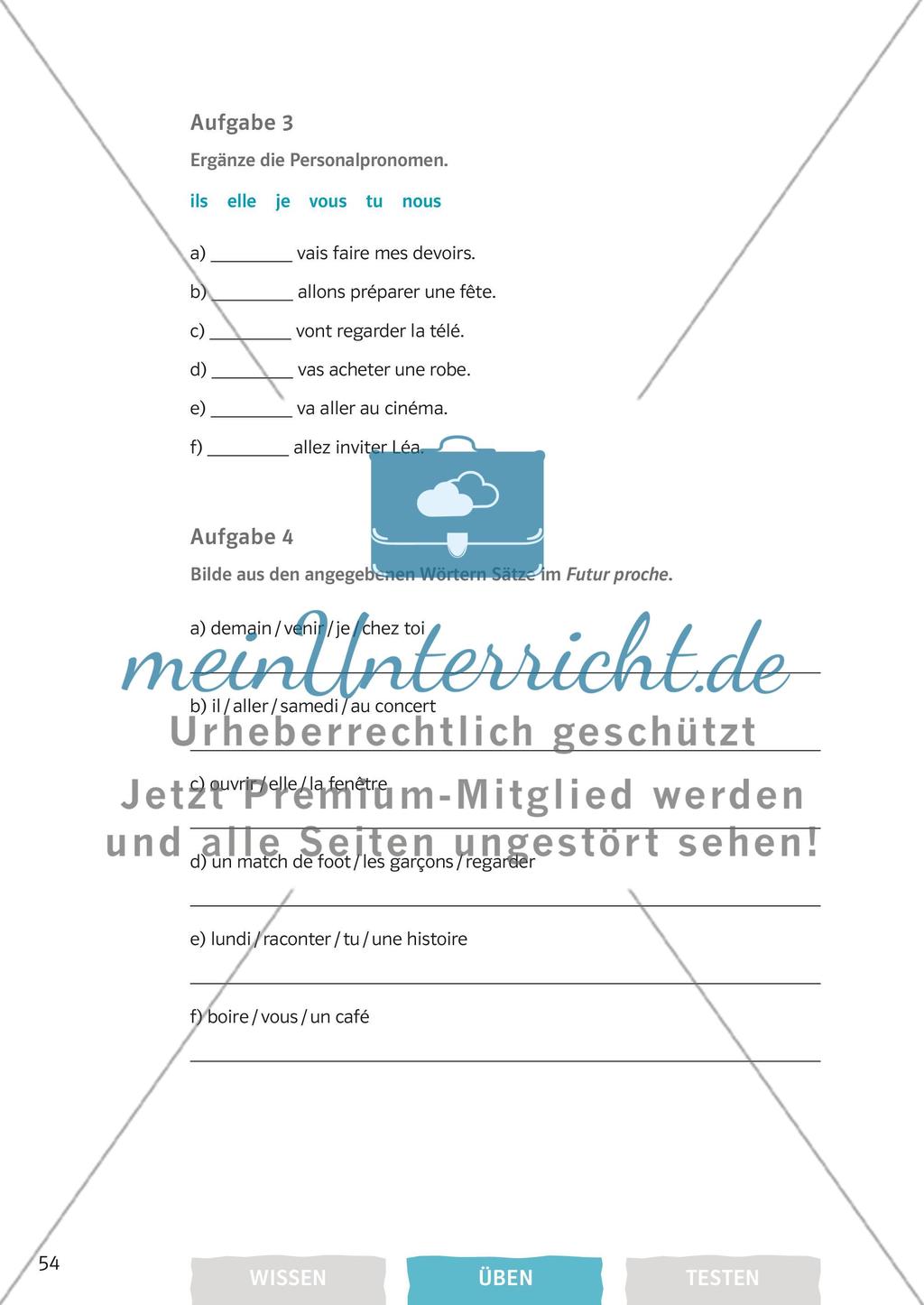 Futur proche und Imperativ Preview 3