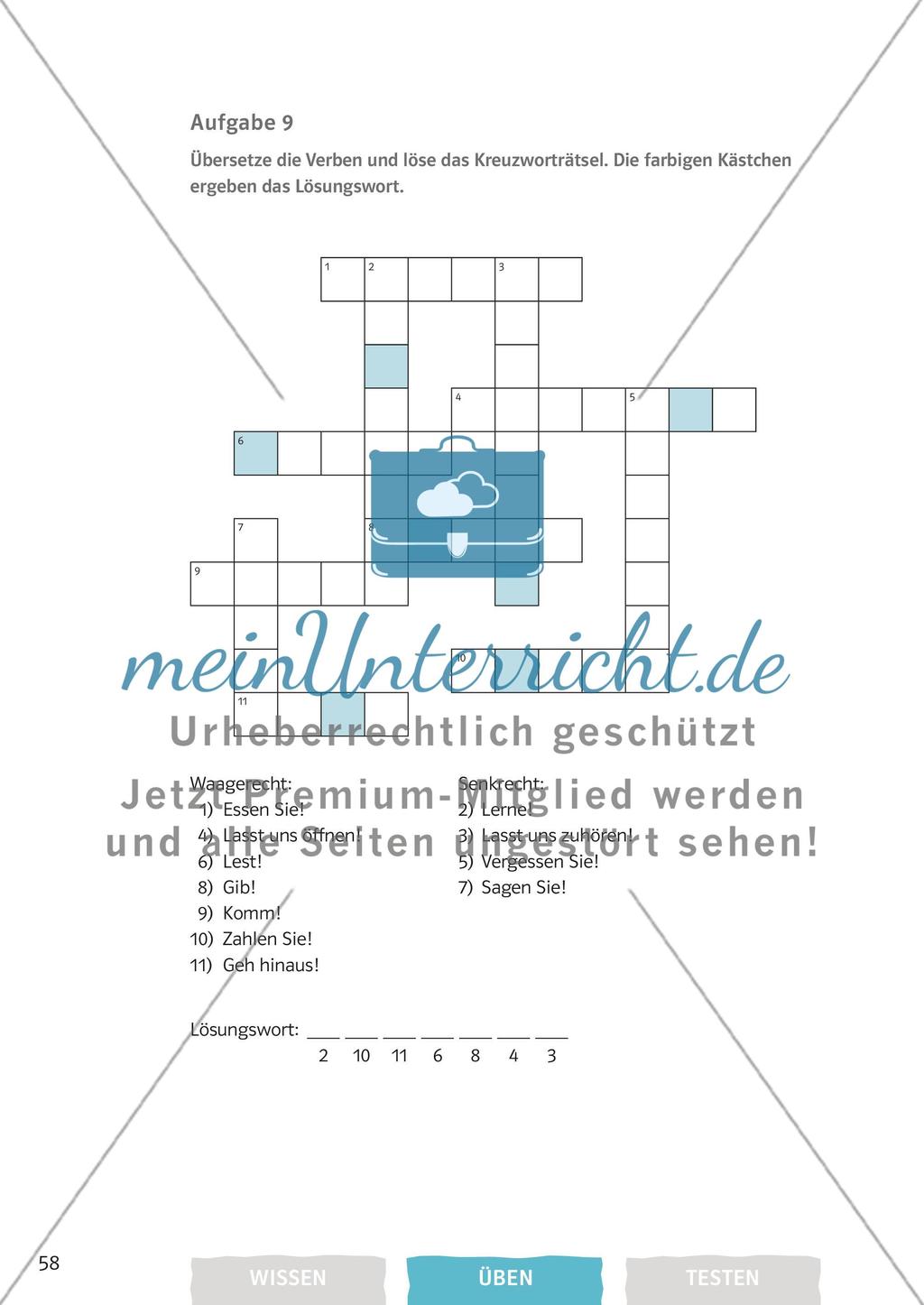 Futur proche und Imperativ Preview 7