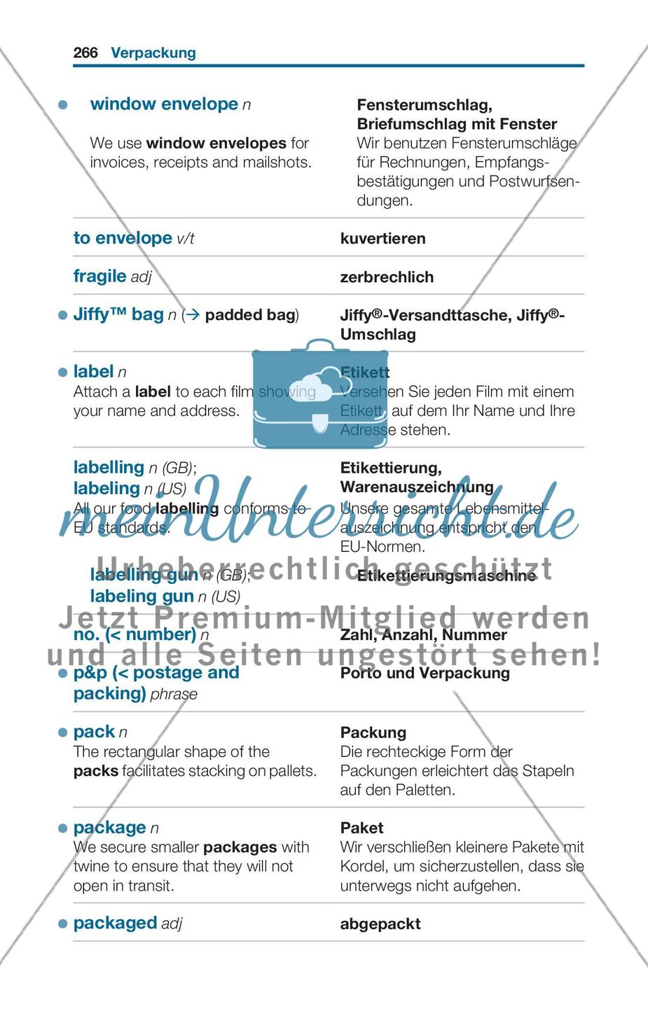 Thematischer Wortschatz: Vertrieb und Verkauf Preview 16