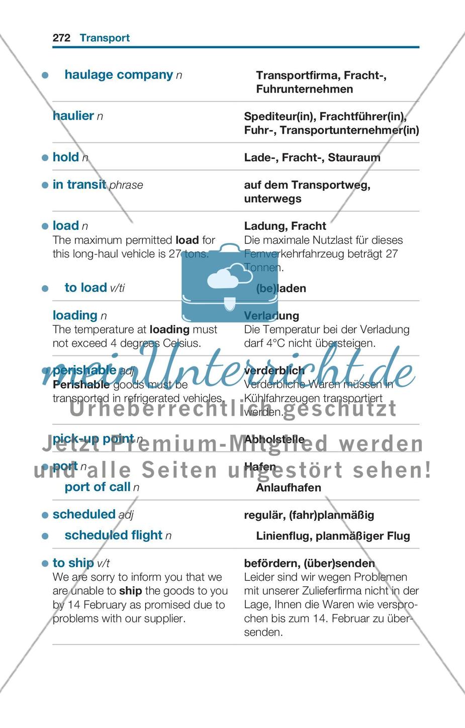Thematischer Wortschatz: Vertrieb und Verkauf Preview 22