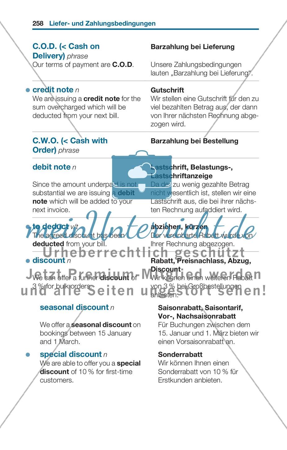 Thematischer Wortschatz: Vertrieb und Verkauf Preview 8